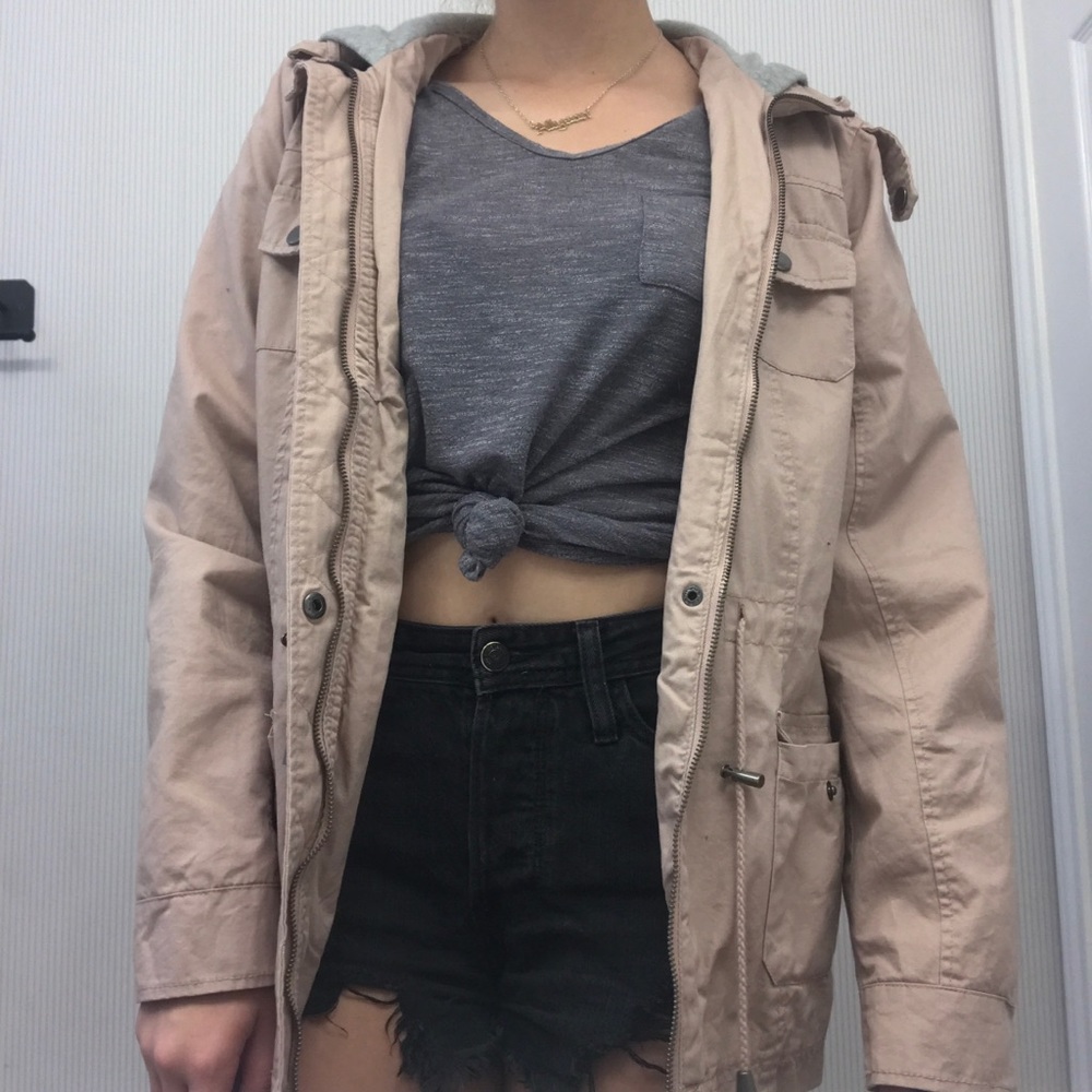 Pink Utility Jacket - Picture 2 of 3
